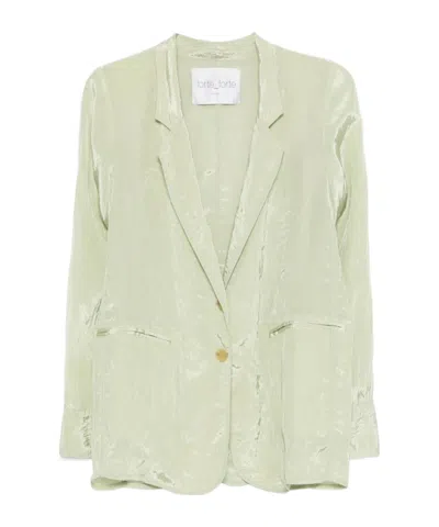 Forte Forte Pleated Effect Blazer In White