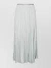Forte Forte Pleated Maxi Sarong Skirt In Lightweight Fabric