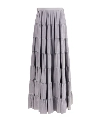 FORTE FORTE FORTE FORTE TIERED SILK SKIRT