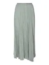 FORTE FORTE PLEATED LONG SKIRT