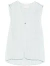 Forte Forte Women V-necked Tank Top In 蓝色