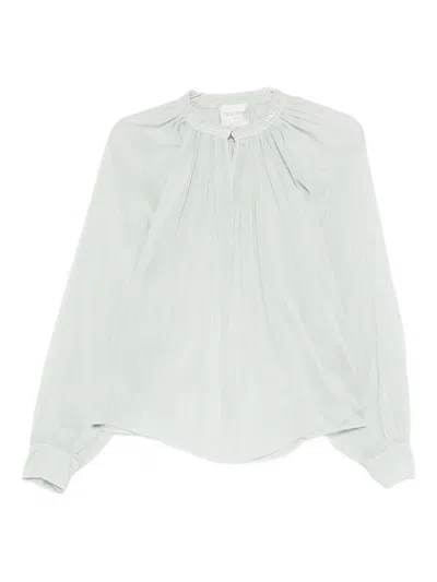 Forte Forte Pleated Top In Blue