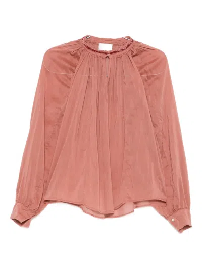 Forte Forte Pleated Top In Pink