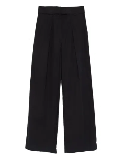 Forte Forte Pleated Trousers In Black