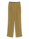 Forte Forte Pleated Trousers In Green