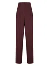Forte Forte Pleated Trousers In Red