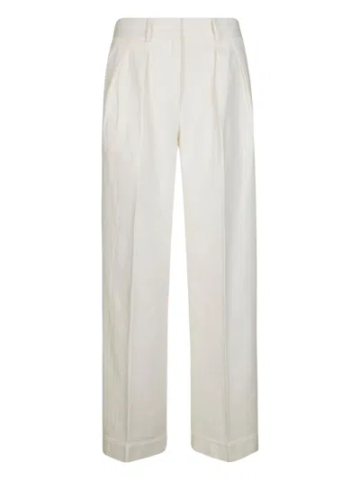 Forte Forte Pleated Trousers In White