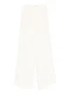 Forte Forte Pleated Wide-leg Trousers In Neutral