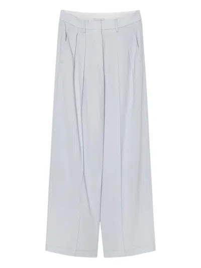 FORTE FORTE PLEATED WIDE-LEG TROUSERS