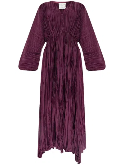 Forte Forte Forte_forte Crepe Midi Dress In Red