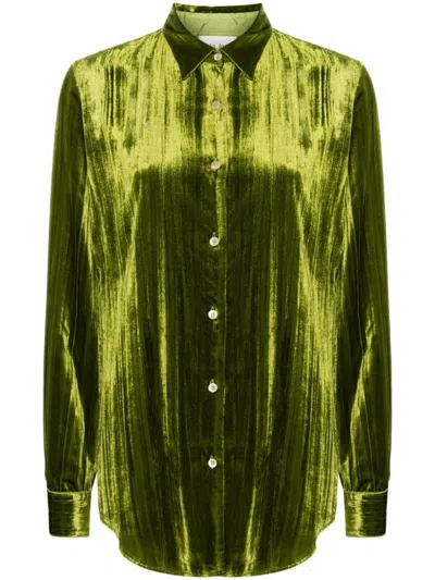 Forte Forte Shirt Woman 13263 My Shirt Felce In Green