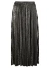 Forte Forte Forte_forte Lamé Pied De Poule Long Skirt In Cipria
