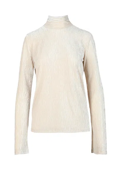 Forte Forte Polyester And Elastane Sweater - White In Neutral
