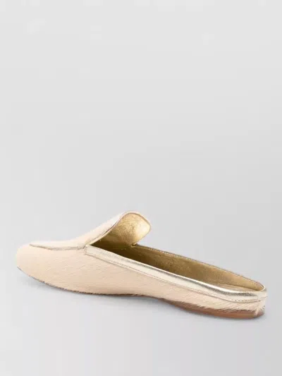 Forte Forte Ponyskin Flat Mules Casual Style In Neutral
