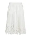 Forte Forte Elastic Waist Skirt In White