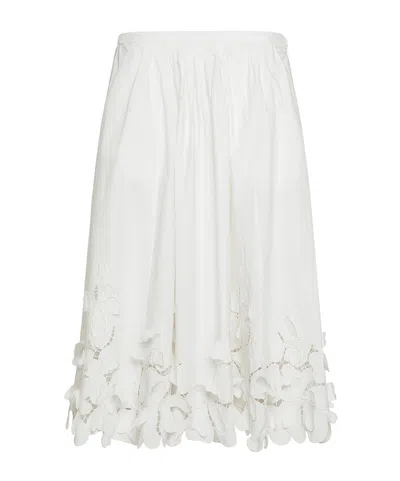 Forte Forte Floral-appliqué Midi Skirt