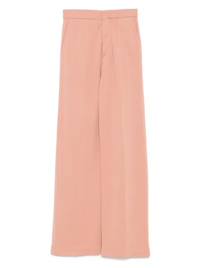 Forte Forte Pressed-crease Trousers In Pink