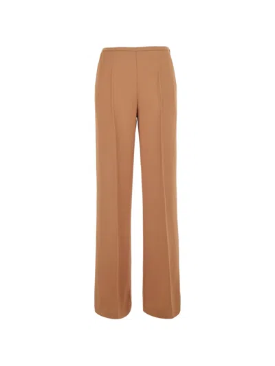 Forte Forte Pressed-crease Straight-leg Trousers In Multi