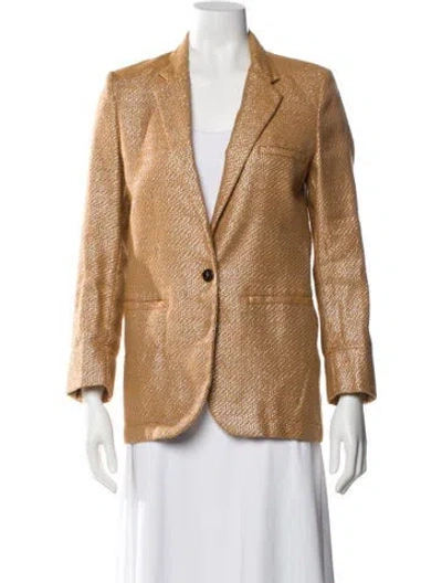 Pre-owned Forte Forte Printed Blazer In Neutral