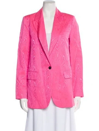 Pre-owned Forte Forte Printed Blazer In Pink