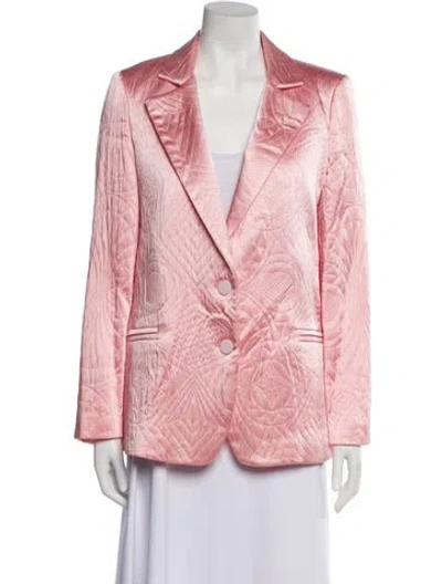 Pre-owned Forte Forte Printed Blazer W/ Tags In Pink