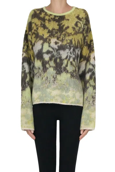 Forte Forte Printed Jacquard Knit Pullover In Multi