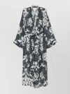Forte Forte Printed Linen And Silk Gown