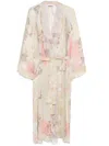 Forte Forte Floral Pattern Sheer Long Sleeve Vest