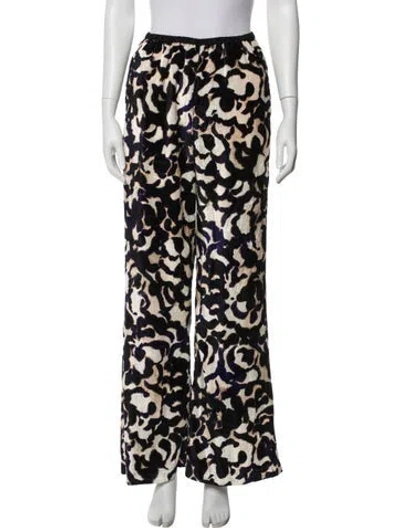 Pre-owned Forte Forte Printed Sweatpants W/ Tags In Black