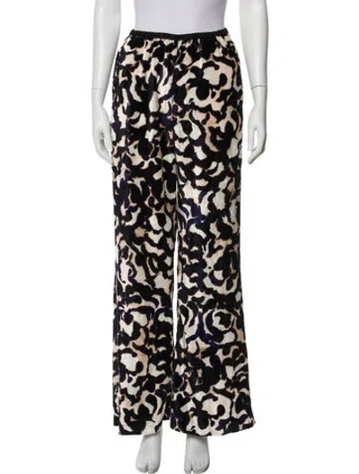 Pre-owned Forte Forte Printed Sweatpants W/ Tags In Black