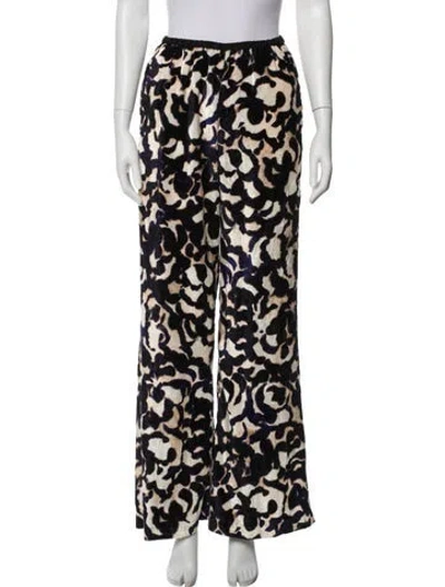 Pre-owned Forte Forte Printed Sweatpants W/ Tags In Black