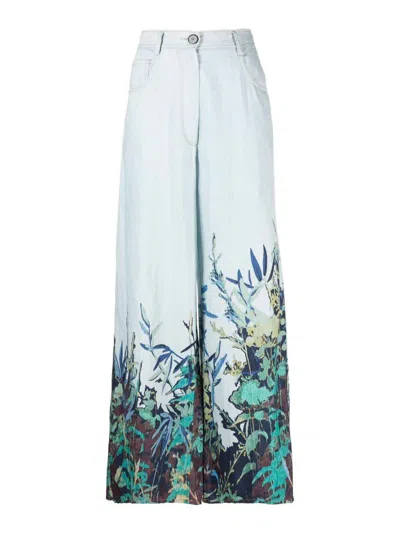 FORTE FORTE PRINTED TROUSERS