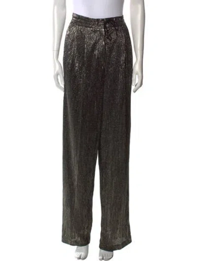 Pre-owned Forte Forte Printed Wide Leg Pants W/ Tags In Multi