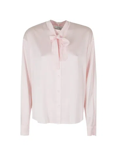Forte Forte Pussy-bow Collar Shirt In Pink