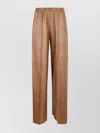 Forte Forte Python Pattern Wide Leg Trousers In Gold