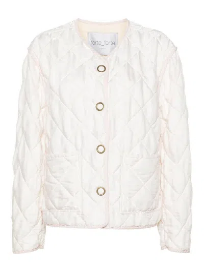 FORTE FORTE QUILTED BOMBER JACKET