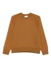 Forte Forte Raglan-sleeve Wool Sweatshirt In Brown