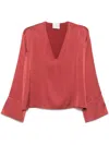 Forte Forte Silk V-necked Blouse