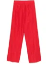 Forte Forte Straight-leg Trousers In Red