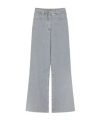 Forte Forte Wide-leg Denim Trousers Five Pockets In Blue
