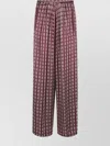 Forte Forte Relaxed Pants With All-over Print And Wide Leg