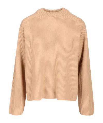 Forte Forte Ribbed Jumper In Brown