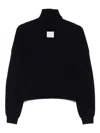 Forte Forte Ribbed Open-front Cardigan In Black