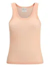 Forte Forte Halter-neck Tank Top In Wool Jersey In Pink
