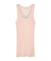 Forte Forte Ribbed Tank Top In Pink