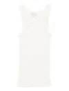 Forte Forte Ribbed Tank Top In White