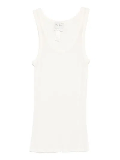 Forte Forte Ribbed Tank Top In White
