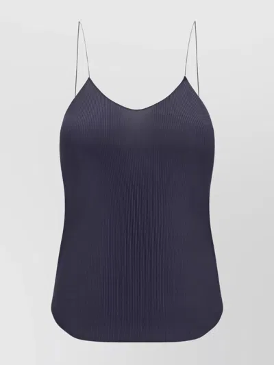 Forte Forte Ribbed Top Asymmetric Hemline