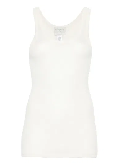 Forte Forte Ribbed Top In White