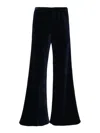 FORTE FORTE RIBBED TROUSERS IN RECYCLED POLYESTER